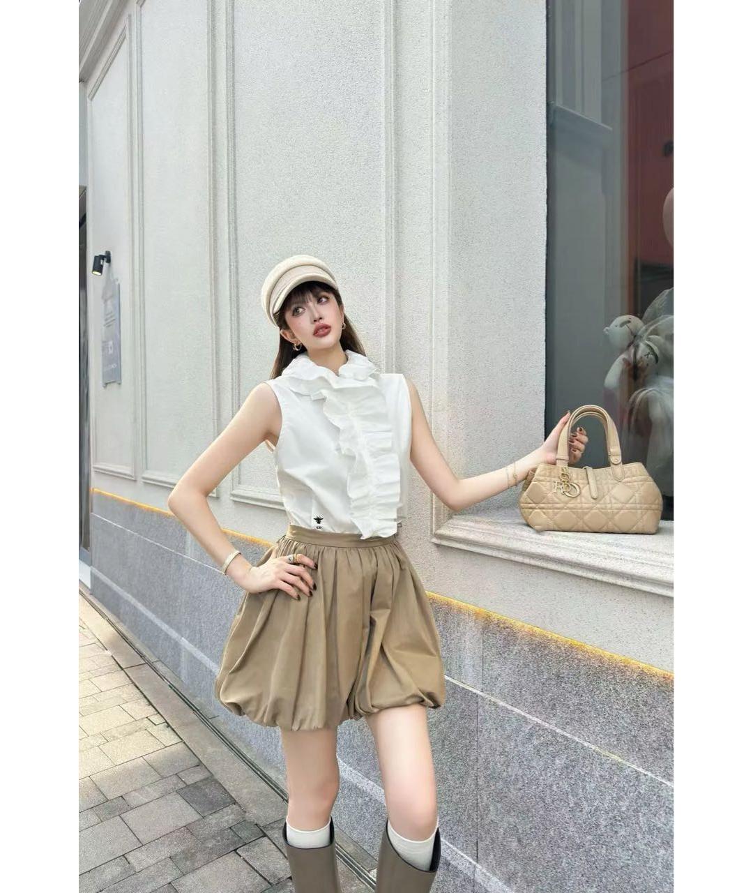 CHRISTIAN DIOR Белая хлопковая рубашка, фото 2