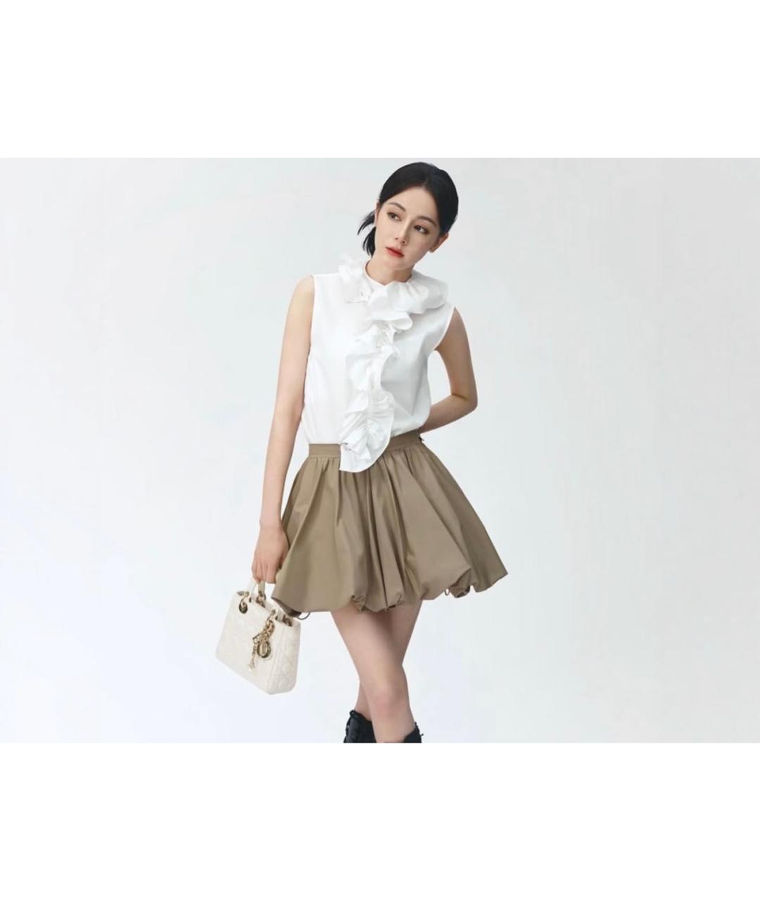 CHRISTIAN DIOR Белая хлопковая рубашка, фото 4