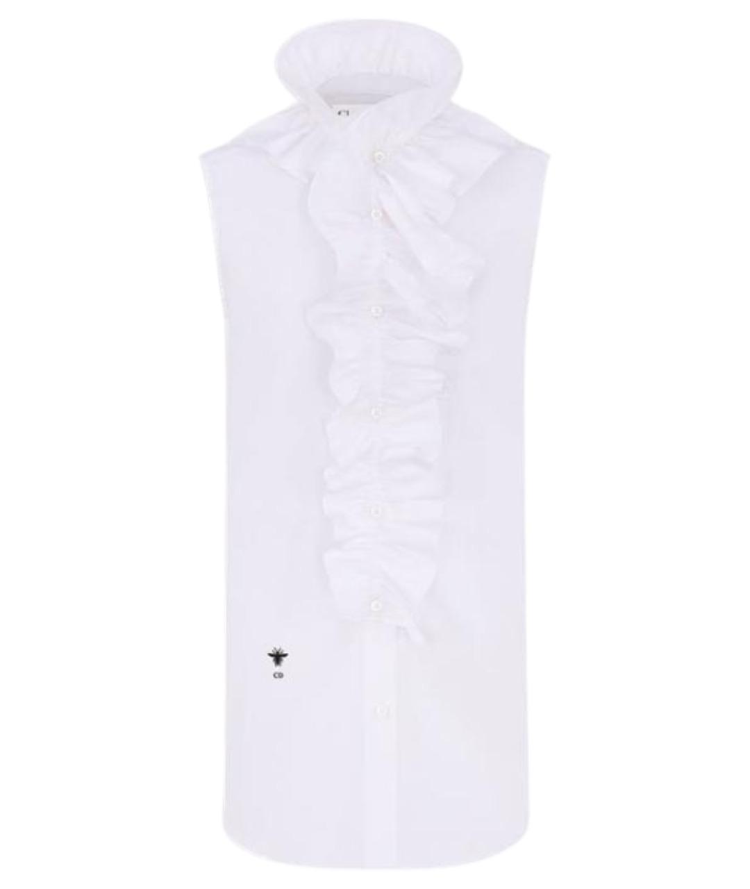 CHRISTIAN DIOR Белая хлопковая рубашка, фото 1