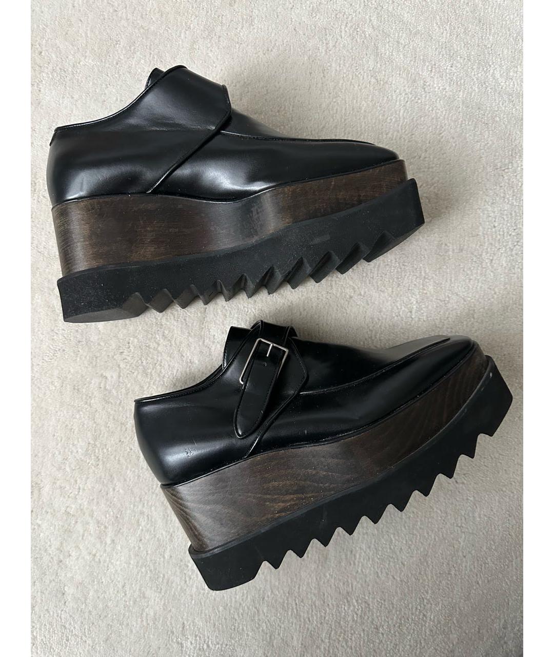 STELLA MCCARTNEY Черные ботинки из искусственной кожи, фото 8