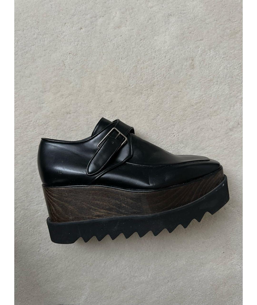 STELLA MCCARTNEY Черные ботинки из искусственной кожи, фото 2