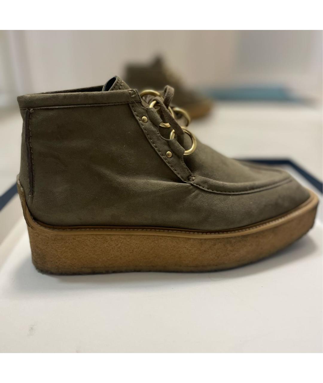 STELLA MCCARTNEY Бежевые замшевые ботинки, фото 7