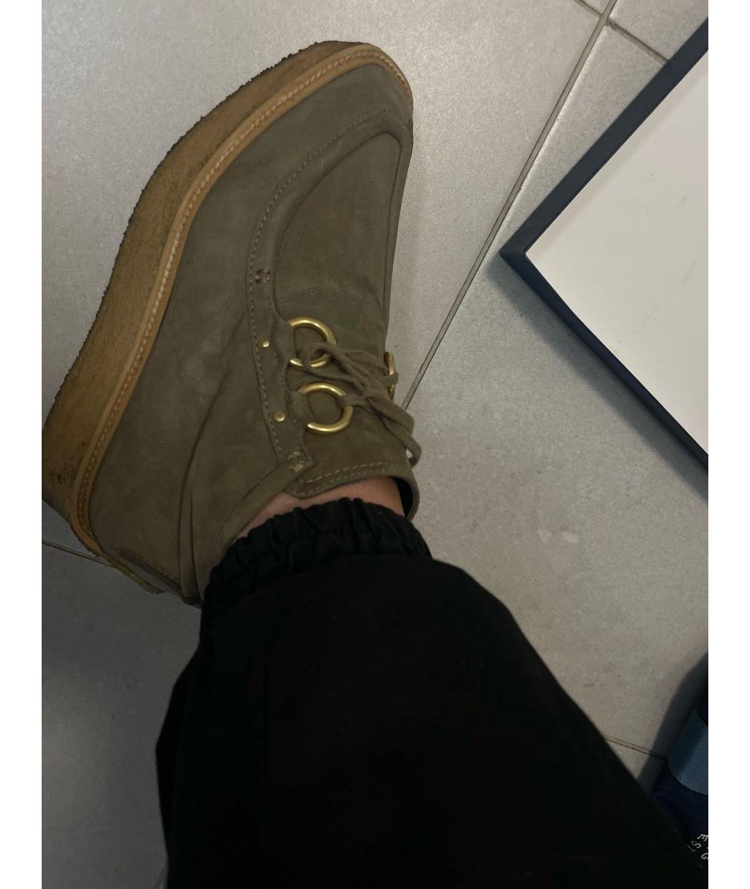 STELLA MCCARTNEY Бежевые замшевые ботинки, фото 6