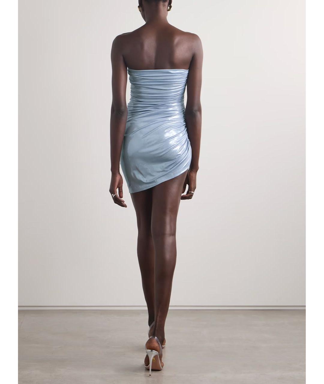 NORMA KAMALI Голубое коктейльное платье, фото 6