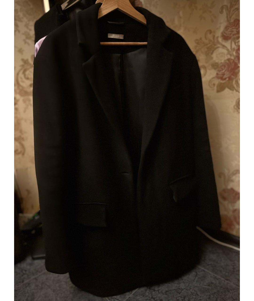 12 STOREEZ Черное шерстяное пальто, фото 5