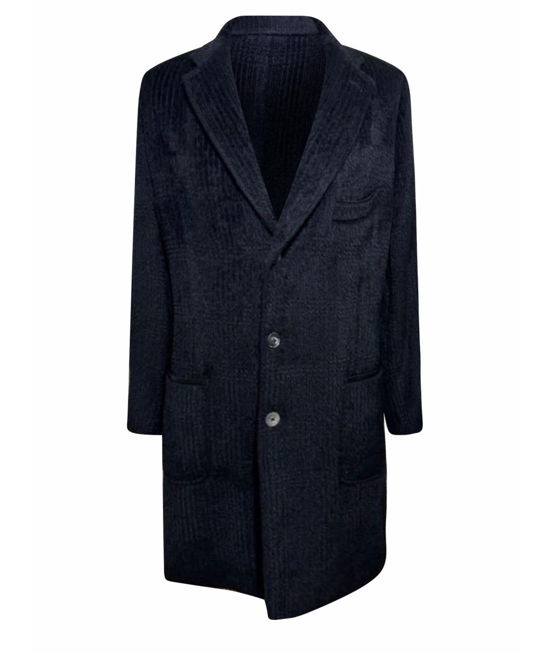 ZILLI Черное шерстяное пальто, фото 1