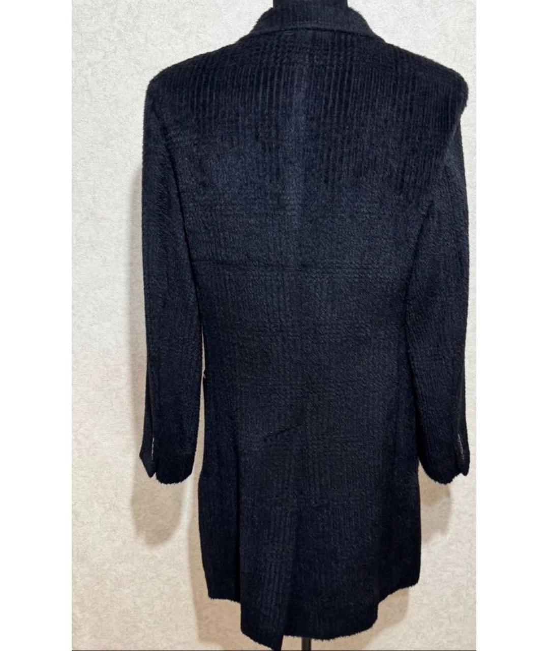 ZILLI Черное шерстяное пальто, фото 2