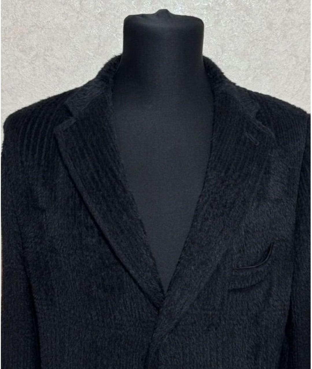 ZILLI Черное шерстяное пальто, фото 6