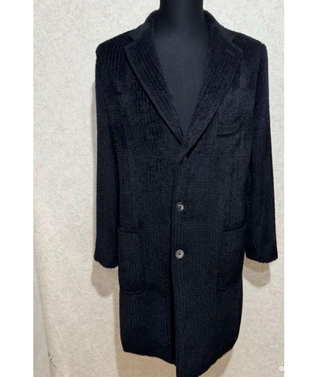 ZILLI Черное шерстяное пальто, фото 5