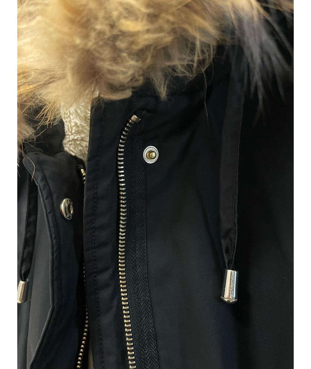 'S MAX MARA Черная шерстяная парка, фото 4