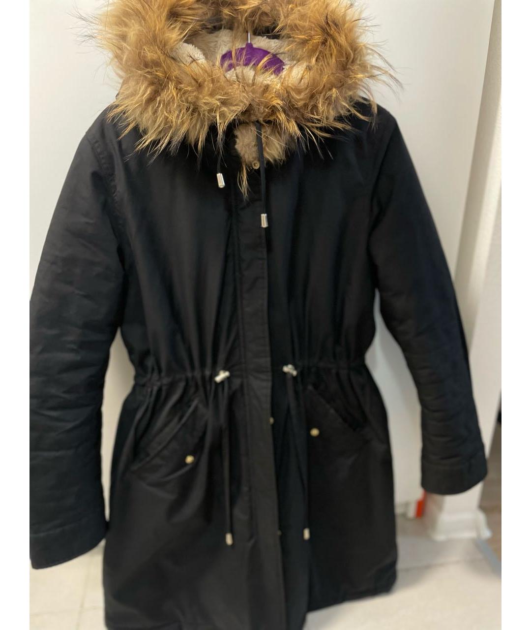 'S MAX MARA Черная шерстяная парка, фото 8