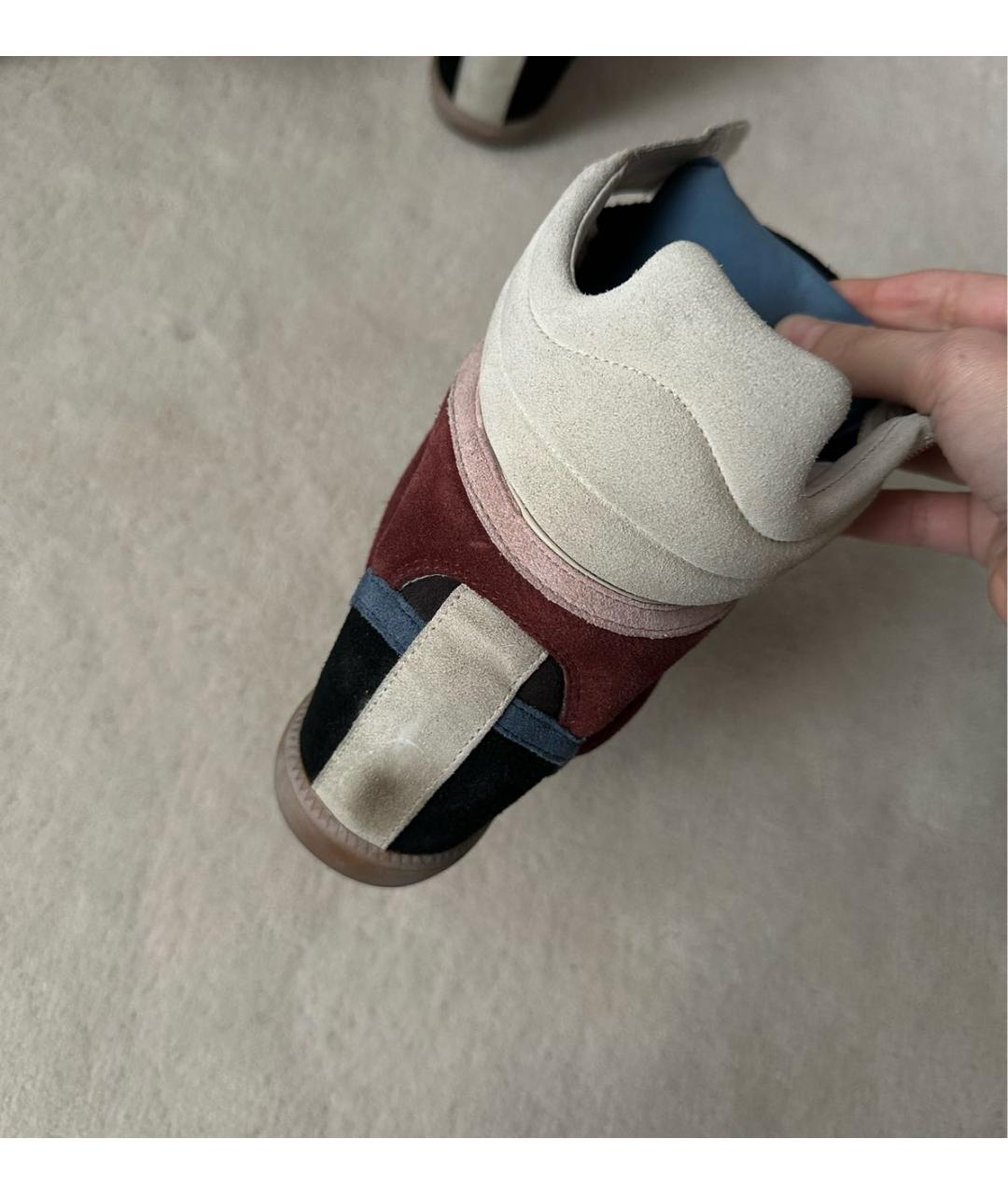 ISABEL MARANT Мульти замшевые кроссовки, фото 5