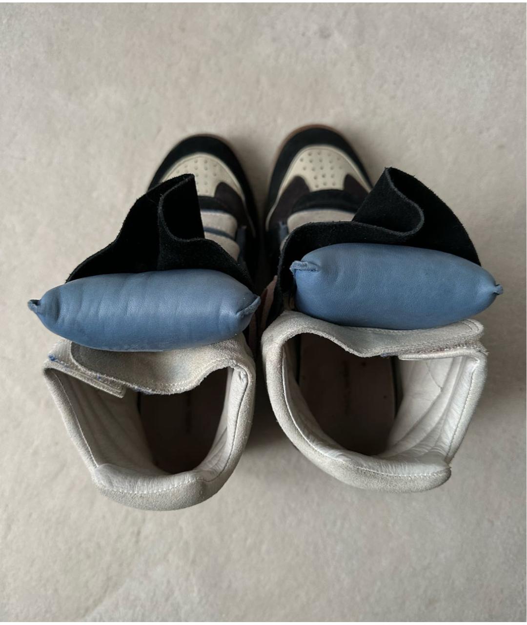 ISABEL MARANT Мульти замшевые кроссовки, фото 3