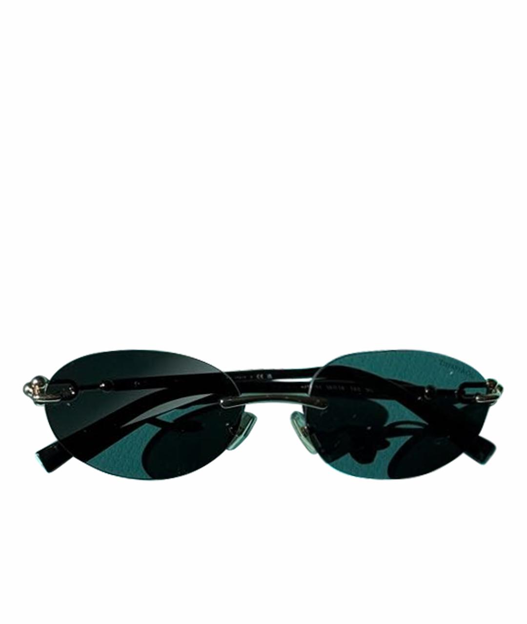 TIFFANY&CO Черные пластиковые солнцезащитные очки, фото 1