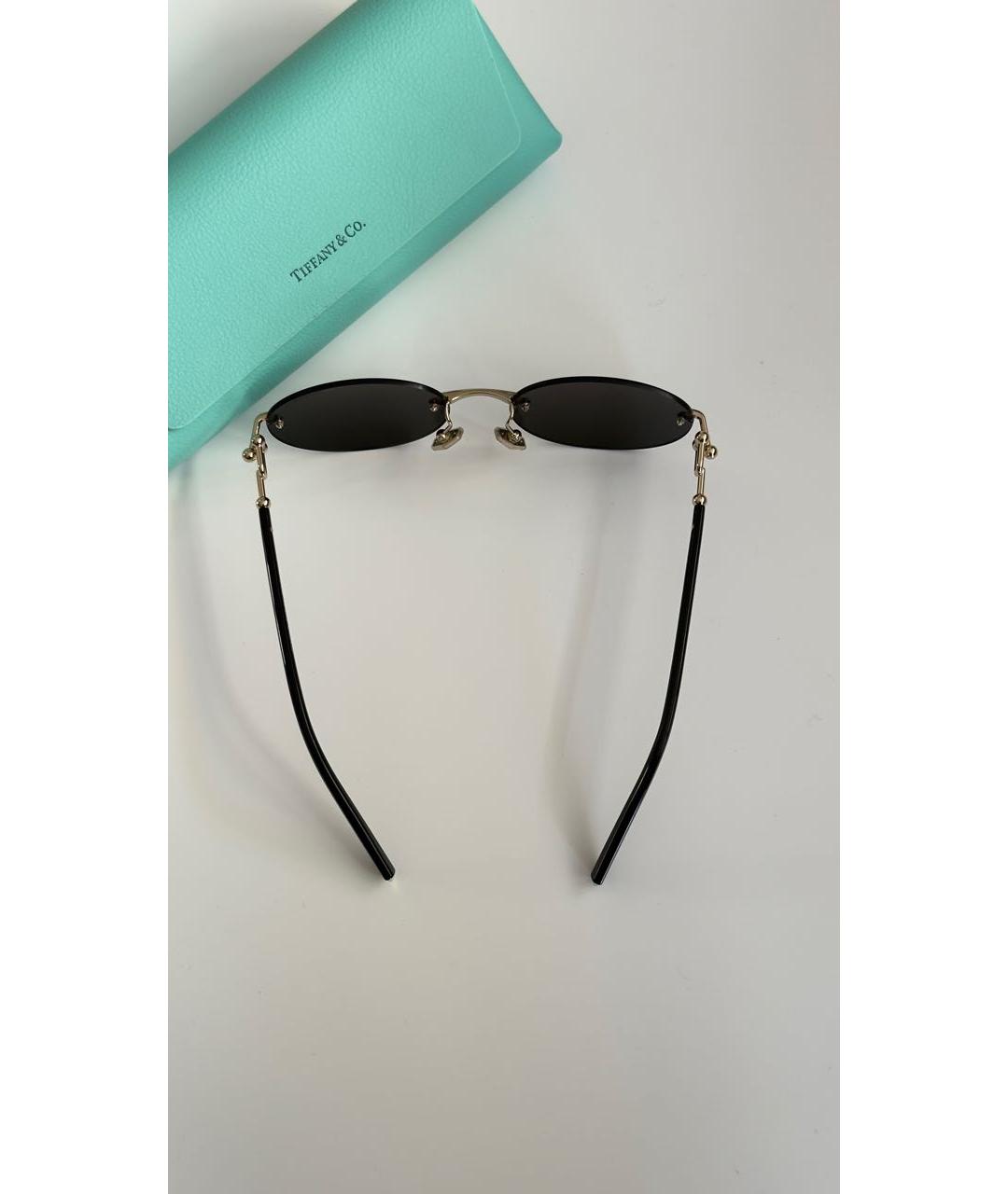 TIFFANY&CO Черные пластиковые солнцезащитные очки, фото 5