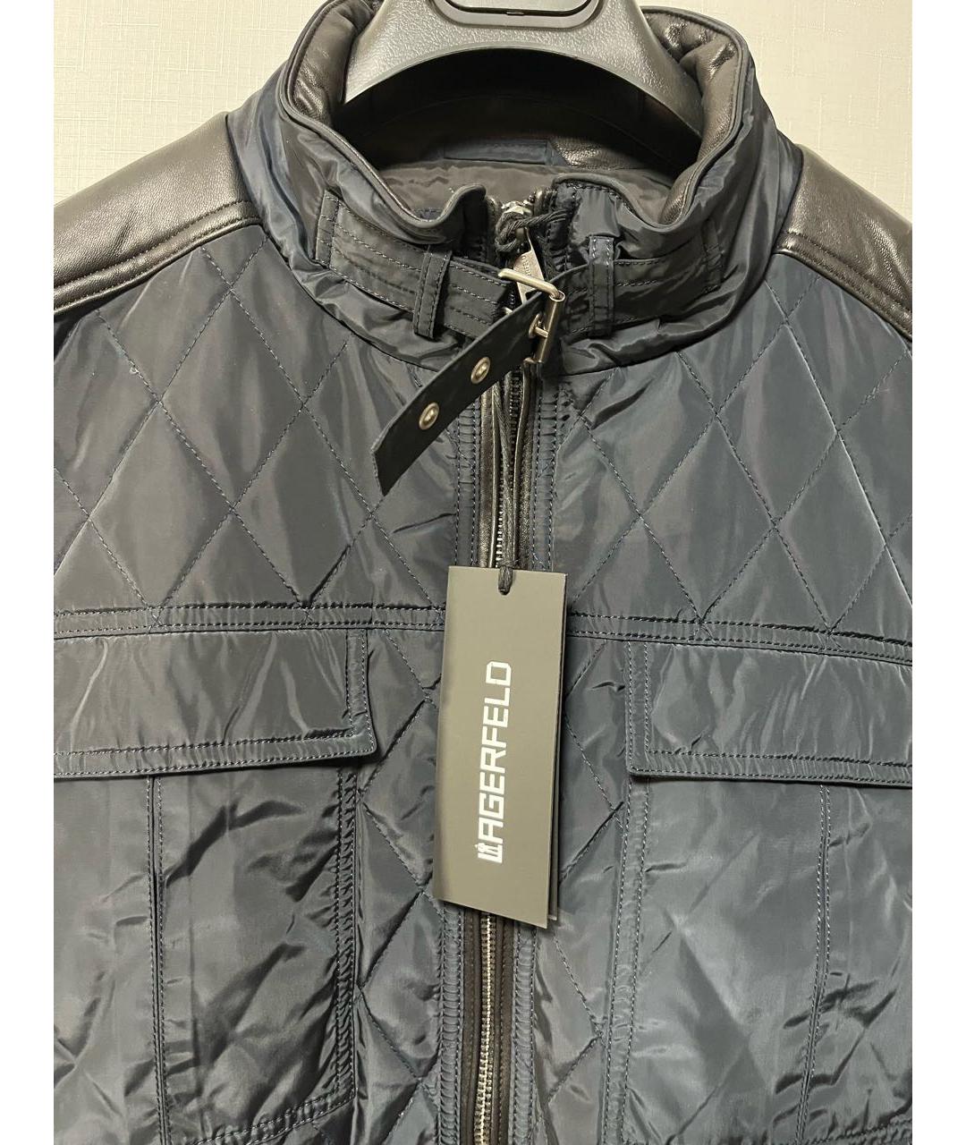 KARL LAGERFELD Черная полиэстеровая куртка, фото 3