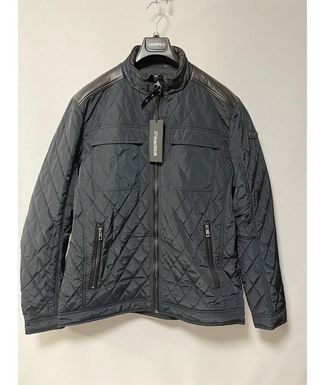 KARL LAGERFELD Черная полиэстеровая куртка, фото 7