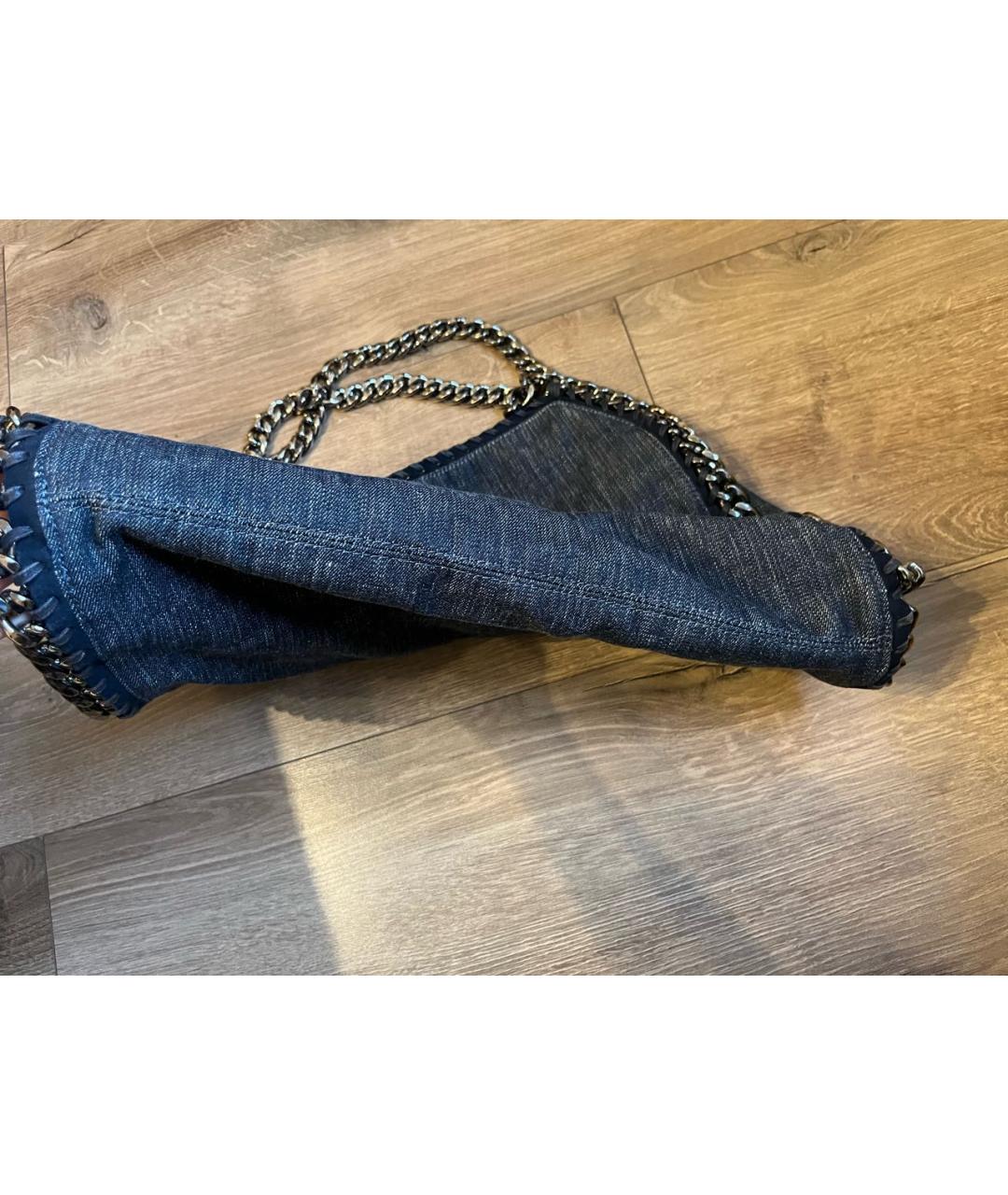 STELLA MCCARTNEY Синяя деним сумка через плечо, фото 4