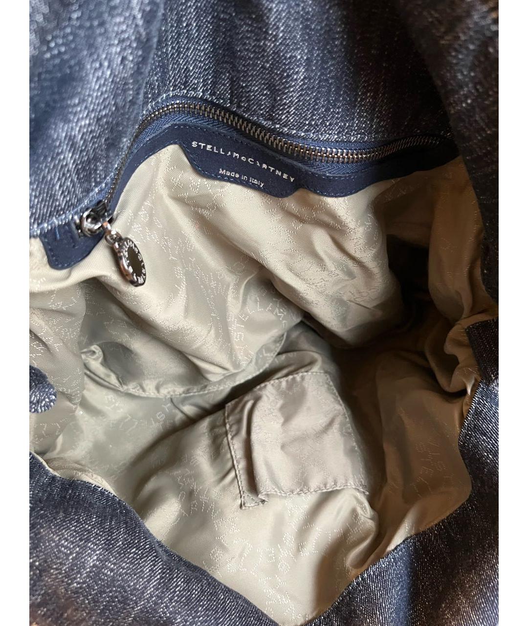 STELLA MCCARTNEY Синяя деним сумка через плечо, фото 7