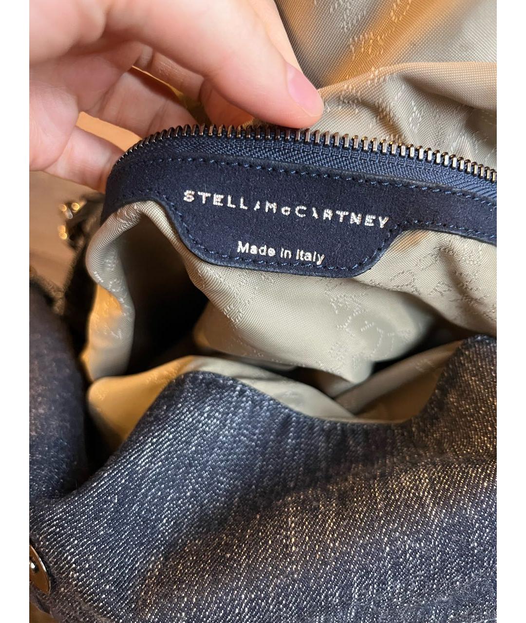 STELLA MCCARTNEY Синяя деним сумка через плечо, фото 5