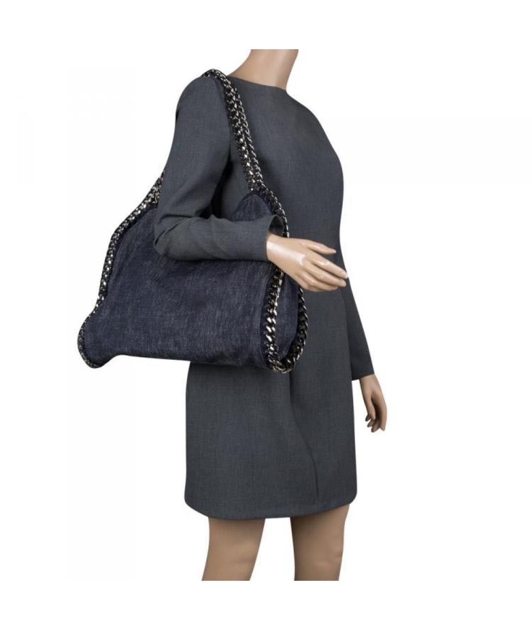 STELLA MCCARTNEY Синяя деним сумка через плечо, фото 2