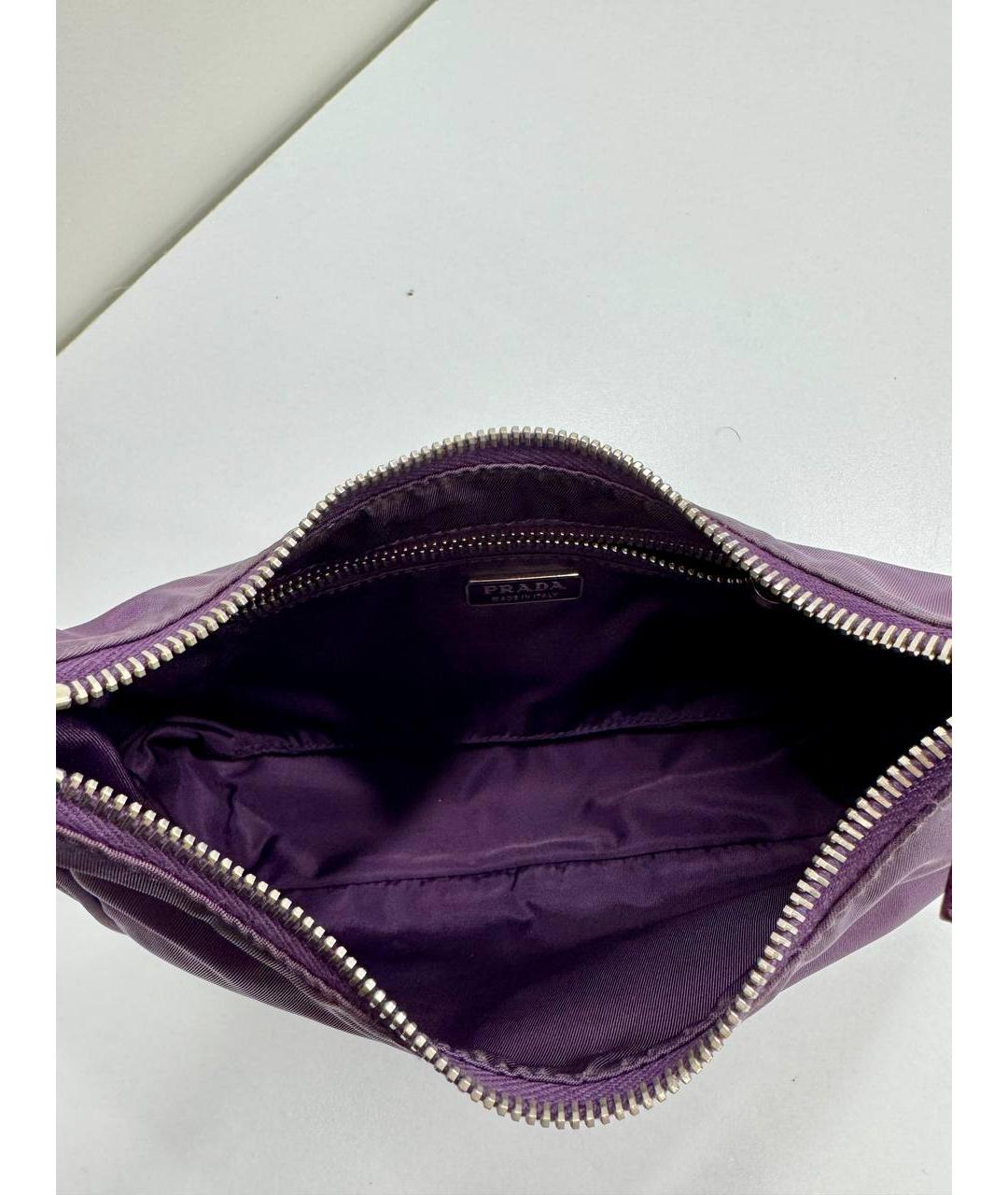 PRADA Фиолетовая сумка с короткими ручками, фото 8