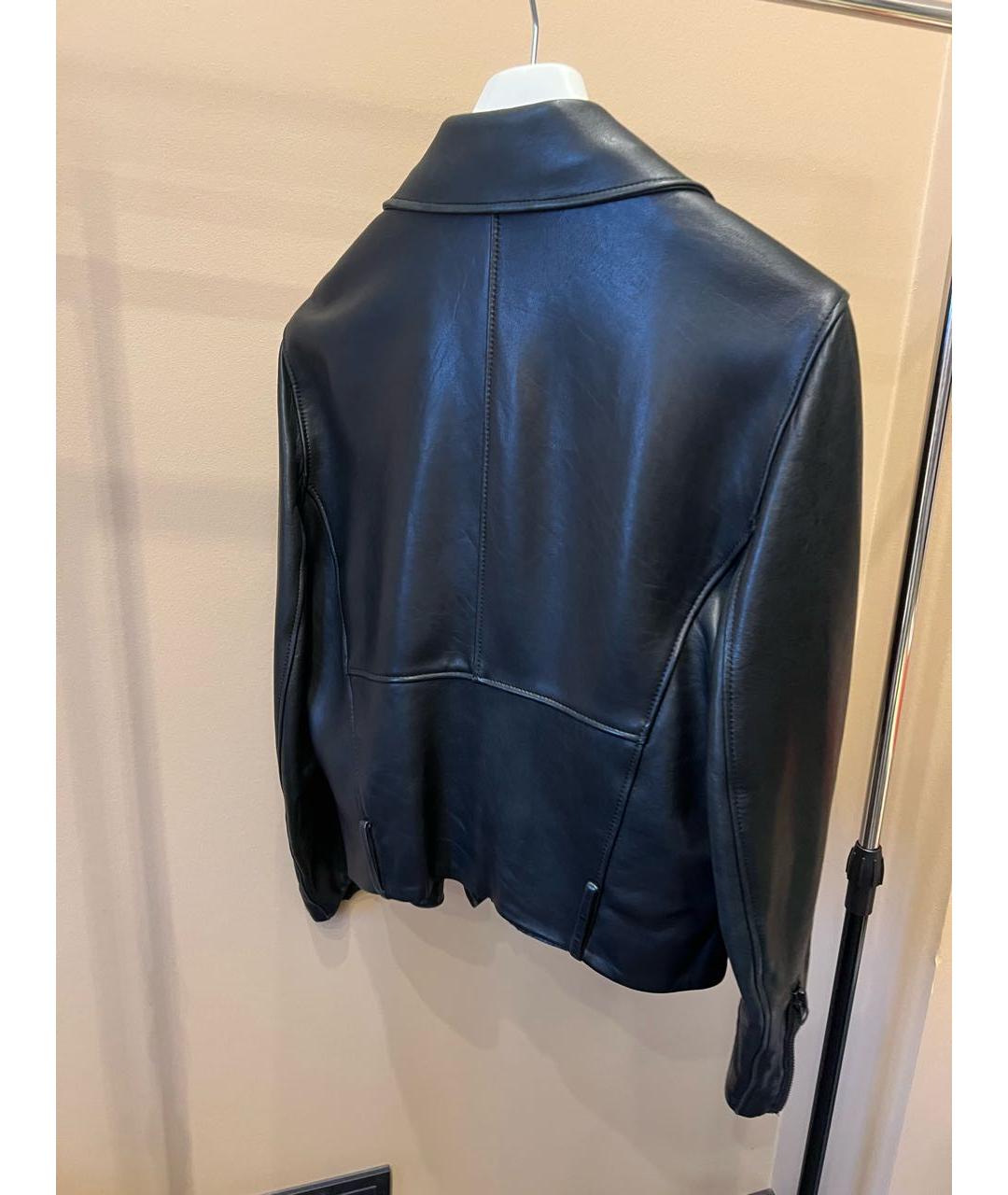 ACNE STUDIOS Черная кожаная куртка, фото 2