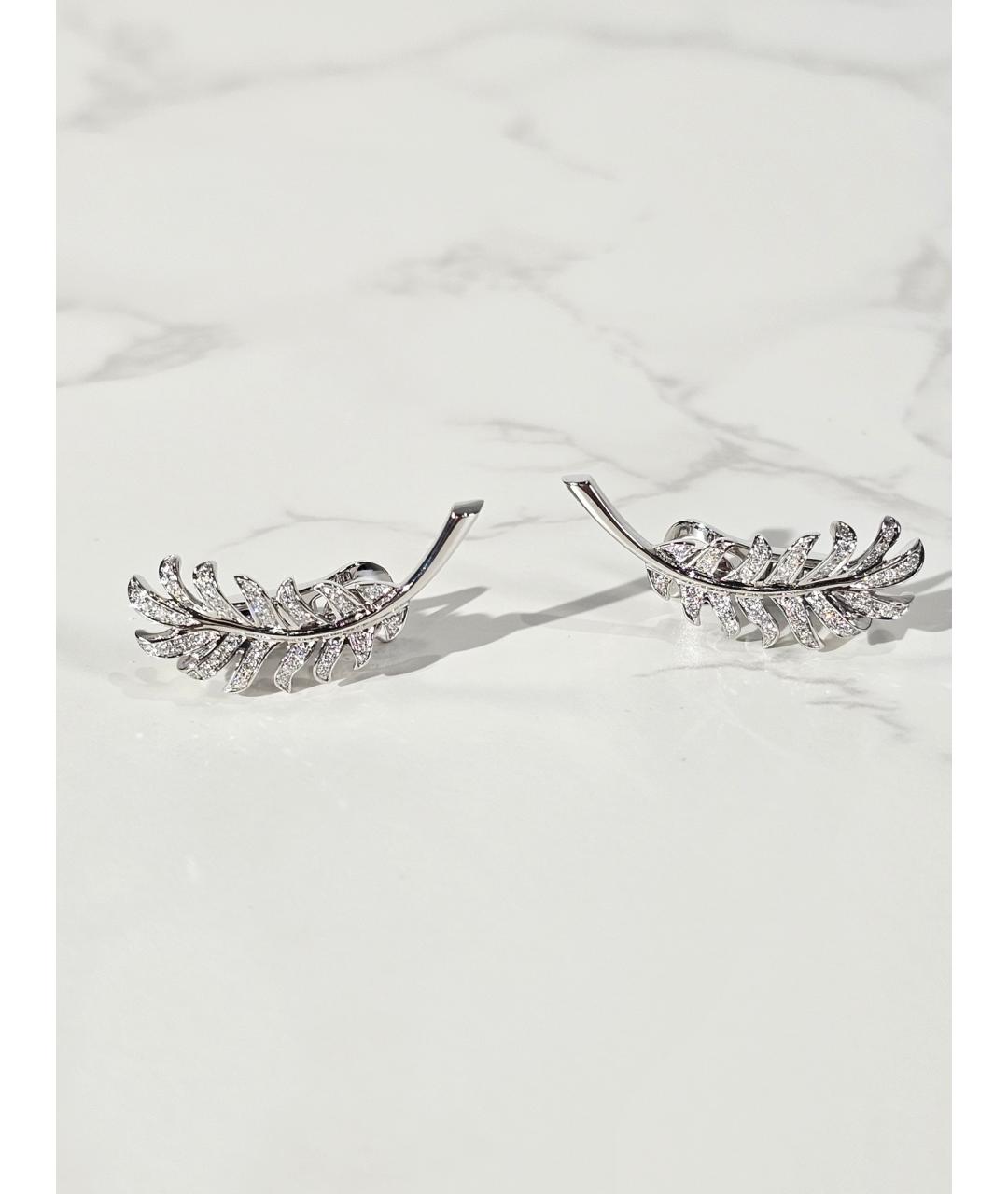 CHANEL Серебряные серьги из белого золота, фото 6