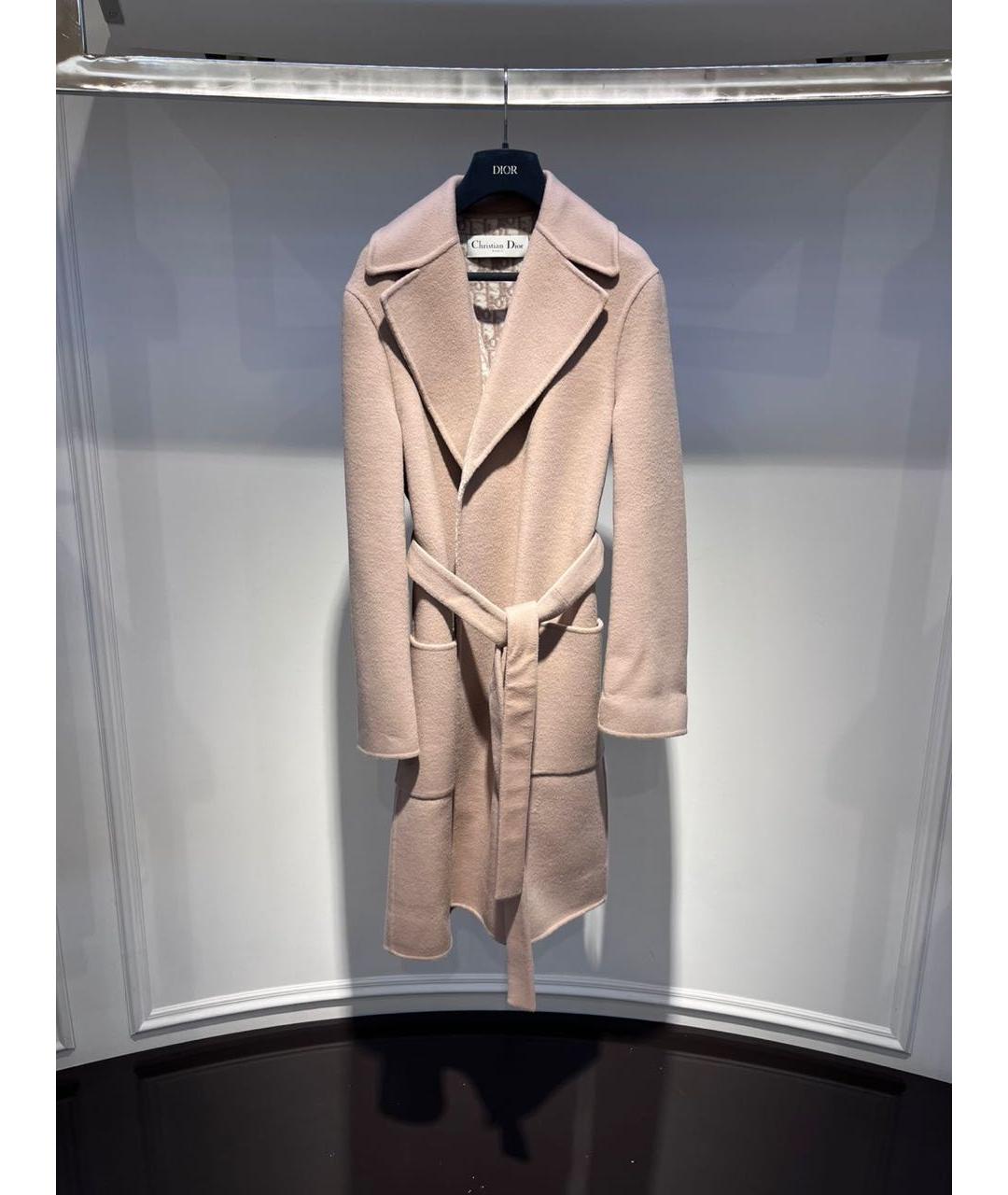 CHRISTIAN DIOR Бежевое шерстяное пальто, фото 2