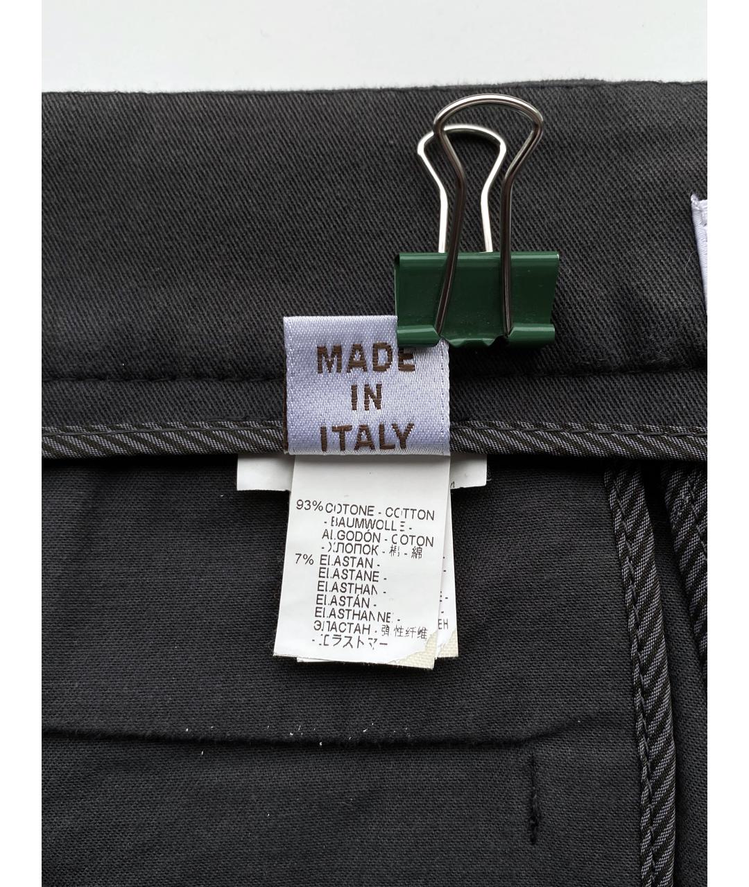 BRUNELLO CUCINELLI Хлопко-эластановые брюки узкие, фото 7