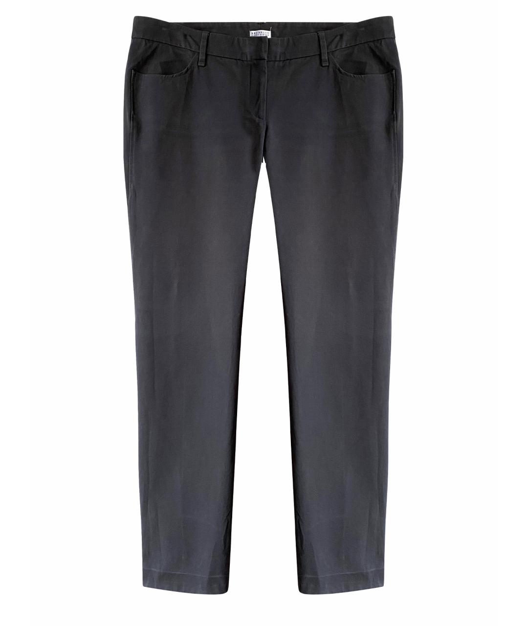 BRUNELLO CUCINELLI Хлопко-эластановые брюки узкие, фото 1