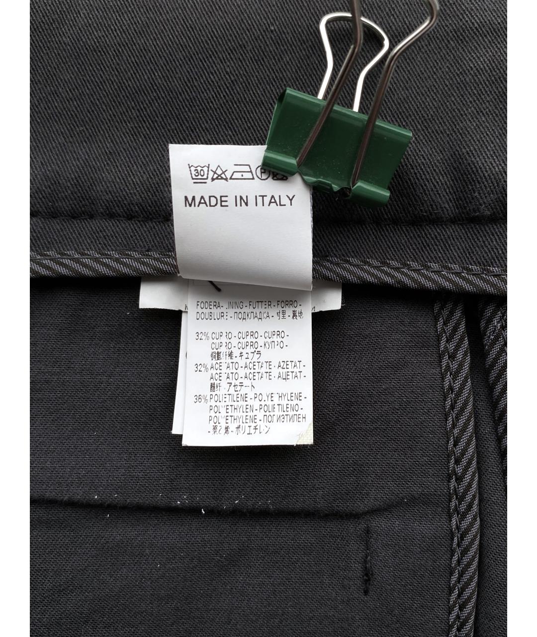 BRUNELLO CUCINELLI Хлопко-эластановые брюки узкие, фото 8