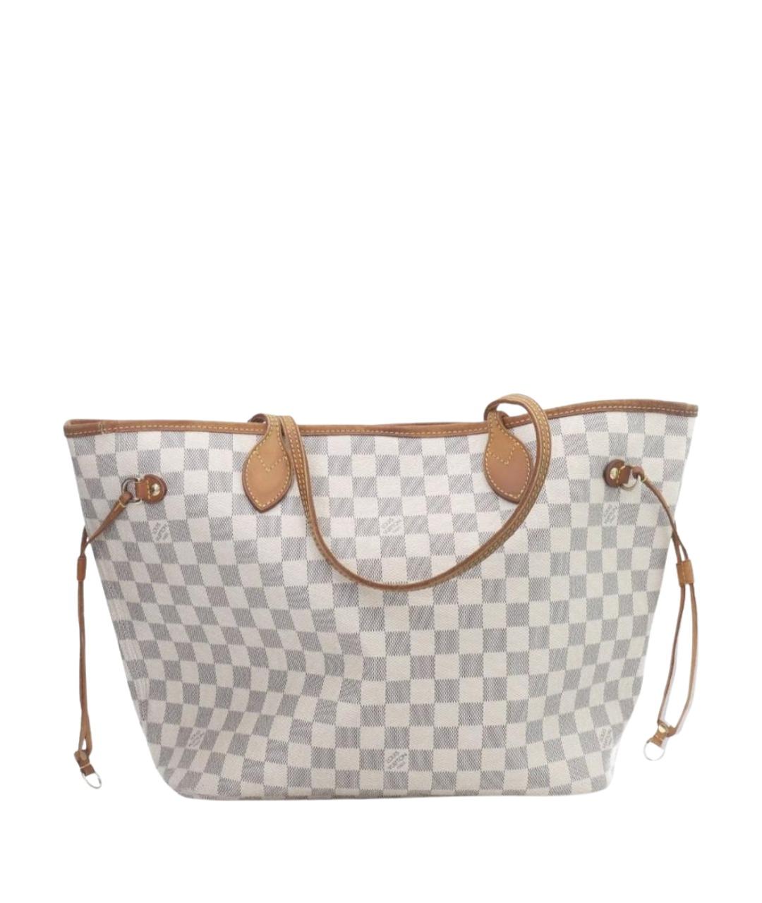 LOUIS VUITTON Бежевая кожаная сумка тоут, фото 1