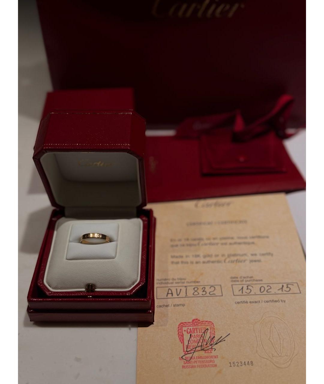 CARTIER Золотое кольцо из желтого золота, фото 3