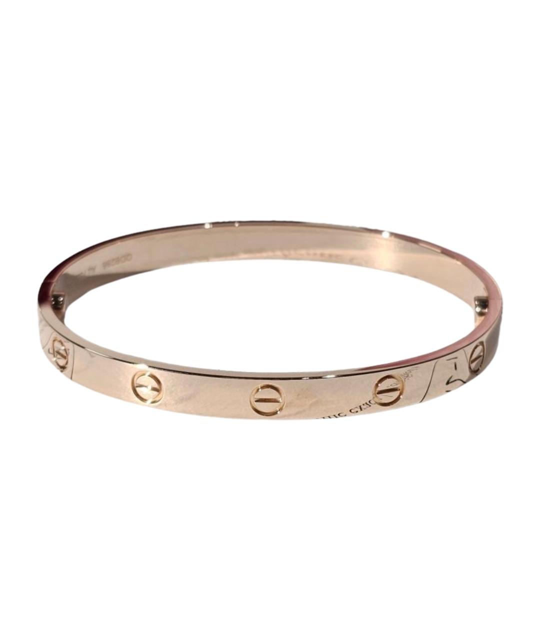 CARTIER Золотой браслет из розового золота, фото 1