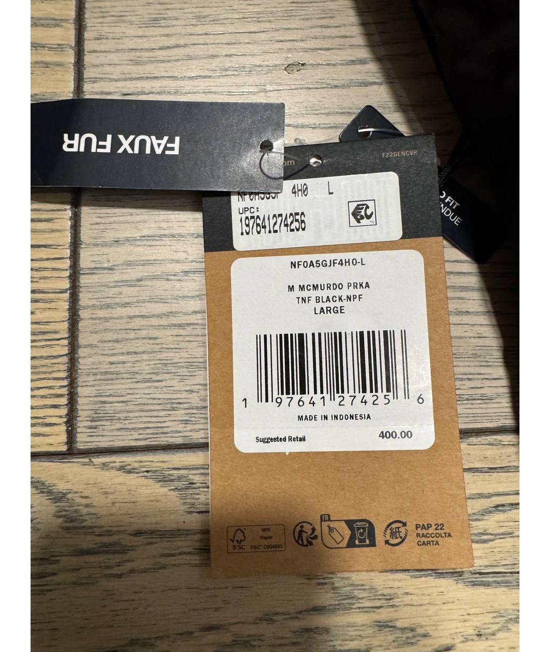 THE NORTH FACE Черная полиамидовая парка, фото 5