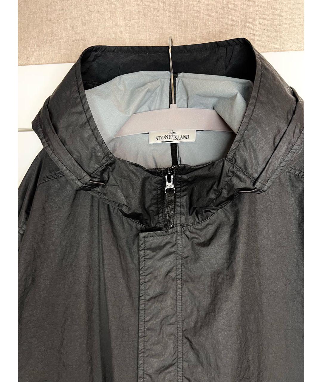 STONE ISLAND Черная полиамидовая парка, фото 4