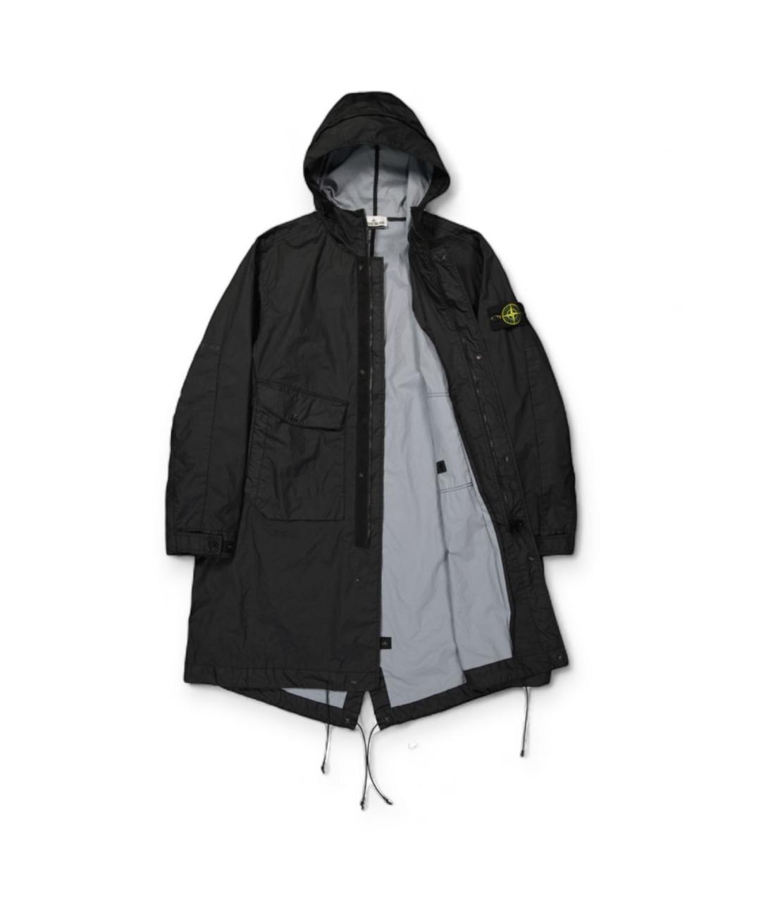 STONE ISLAND Черная полиамидовая парка, фото 2