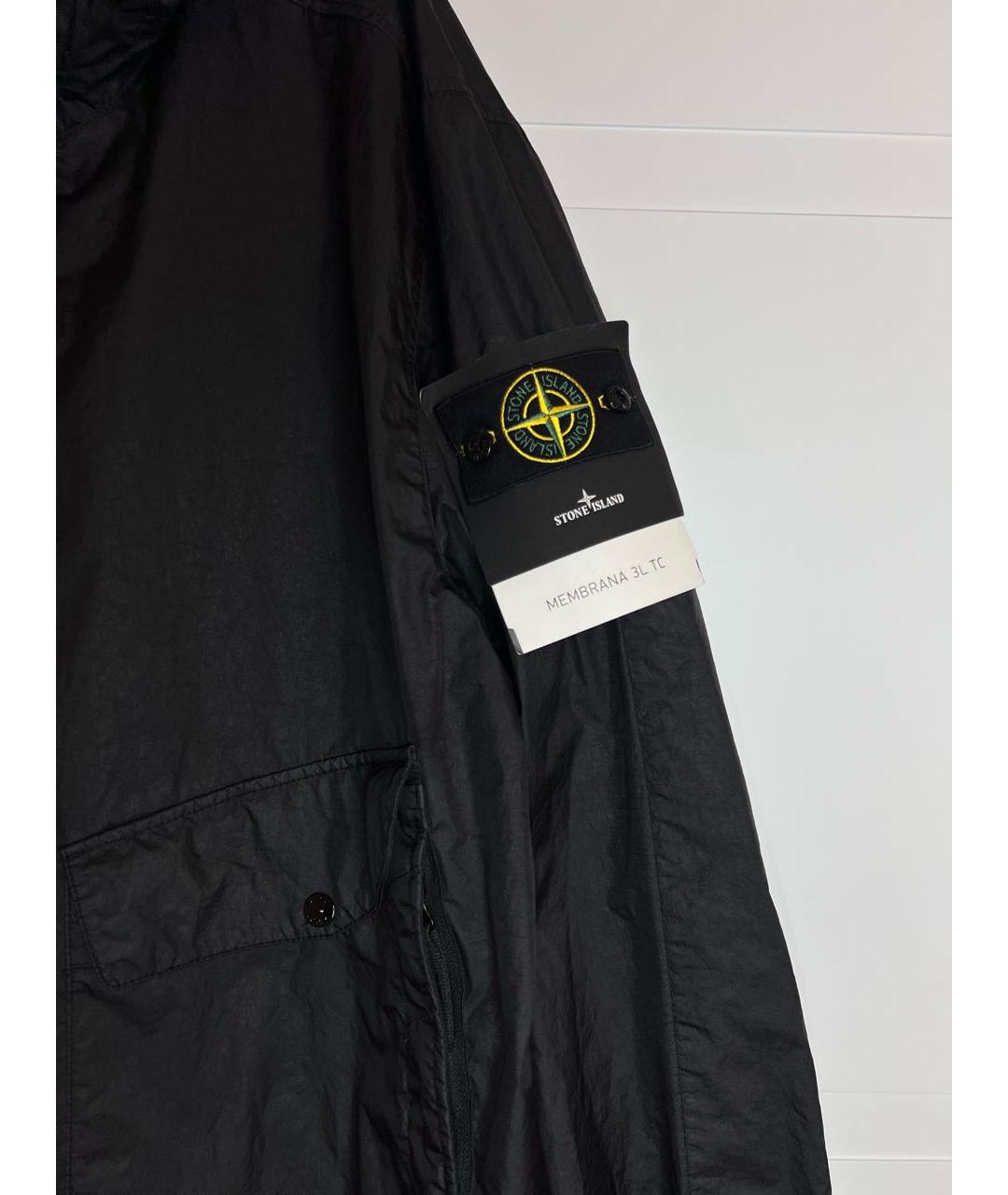 STONE ISLAND Черная полиамидовая парка, фото 3