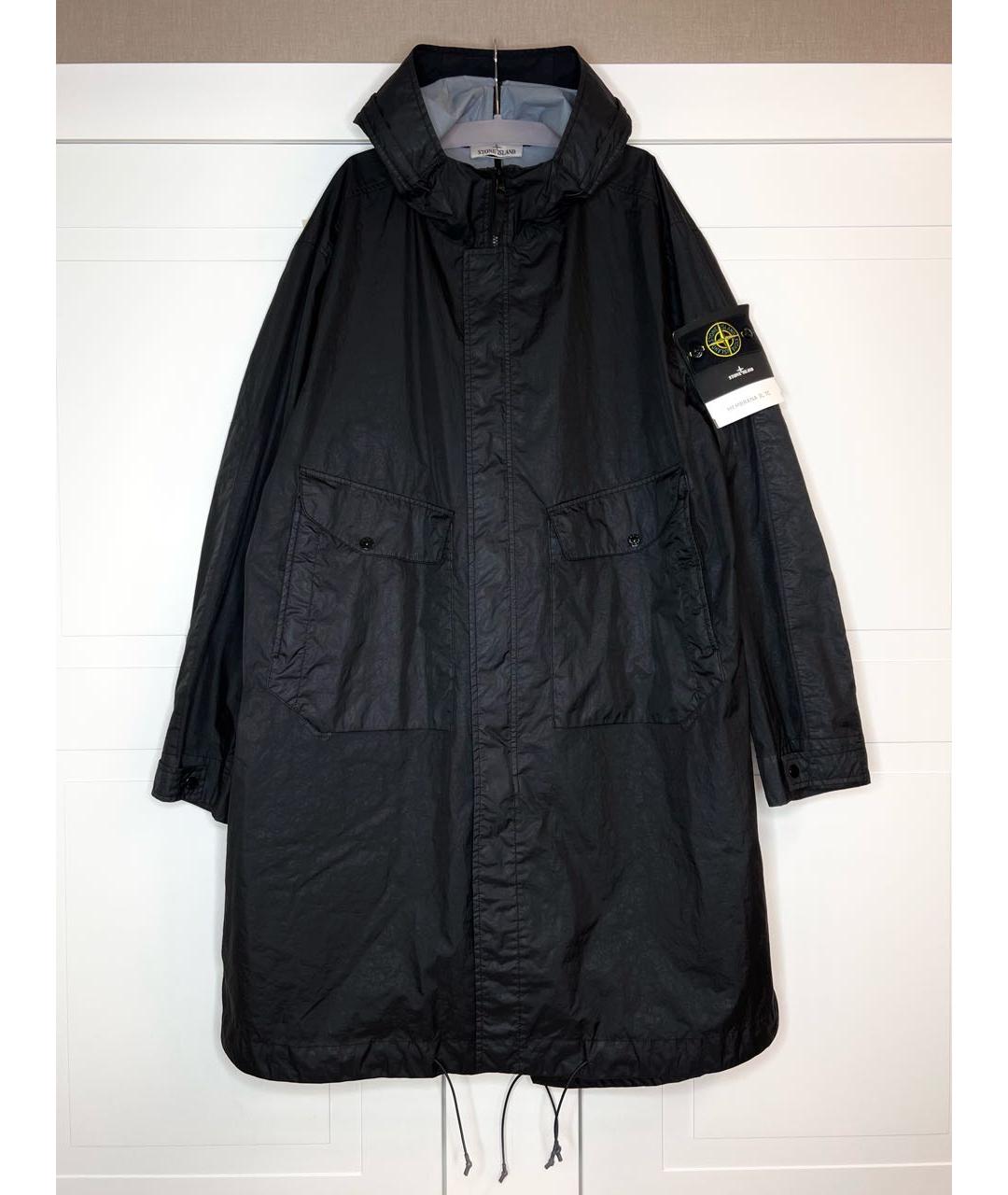 STONE ISLAND Черная полиамидовая парка, фото 9