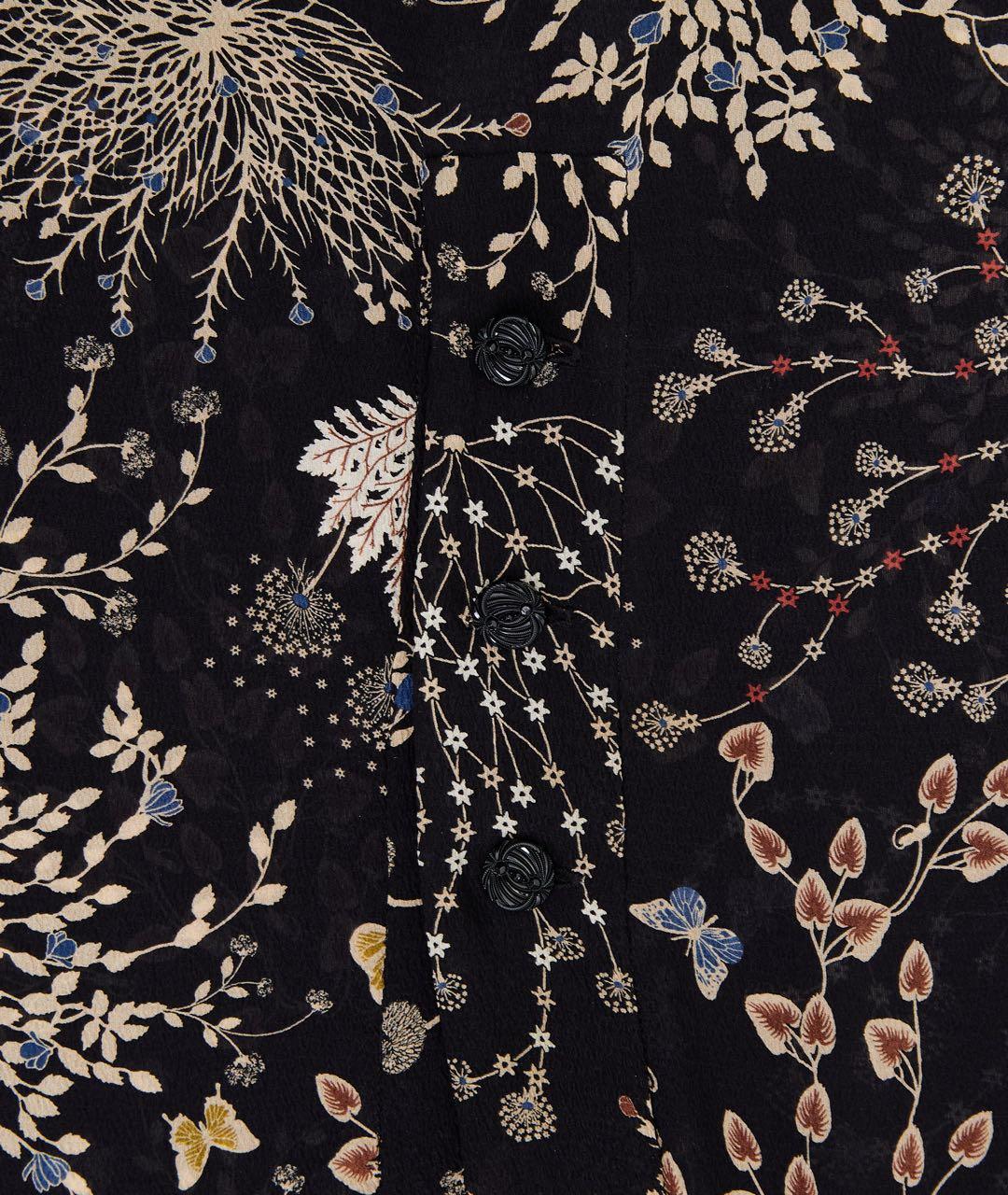 CHLOE Черное шелковое повседневное платье, фото 4