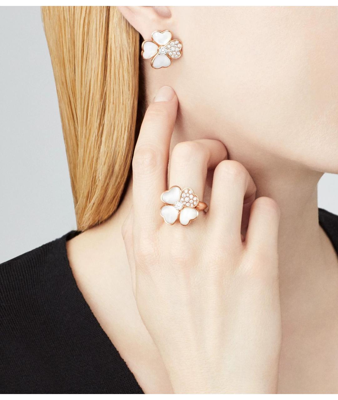 VAN CLEEF & ARPELS Золотые серьги из розового золота, фото 3