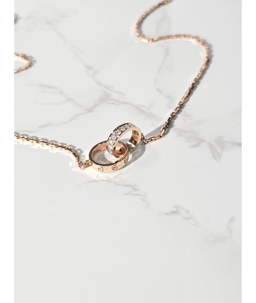 CARTIER Золотое колье из розового золота, фото 2