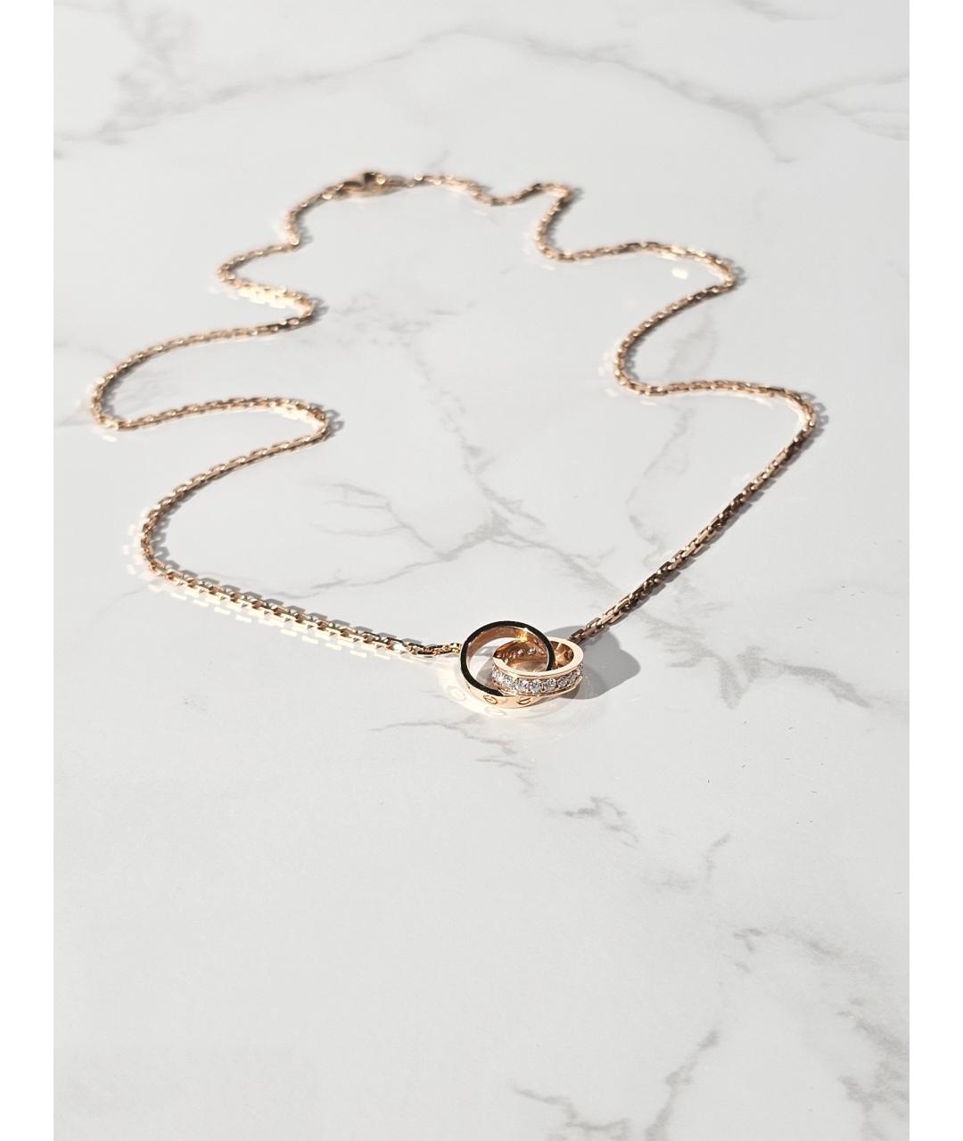 CARTIER Золотое колье из розового золота, фото 4