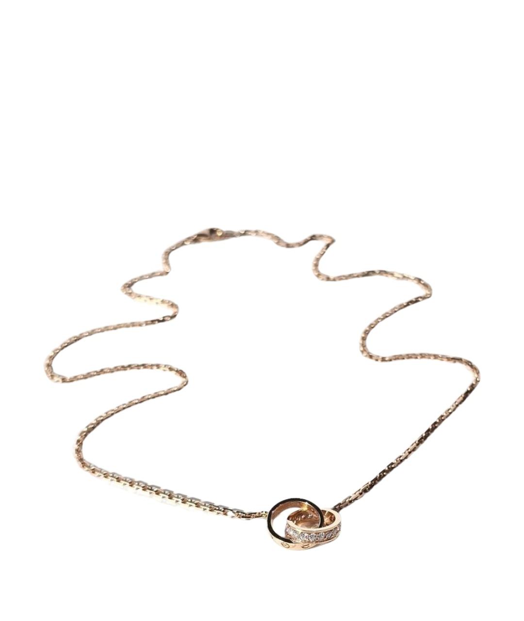 CARTIER Золотое колье из розового золота, фото 1