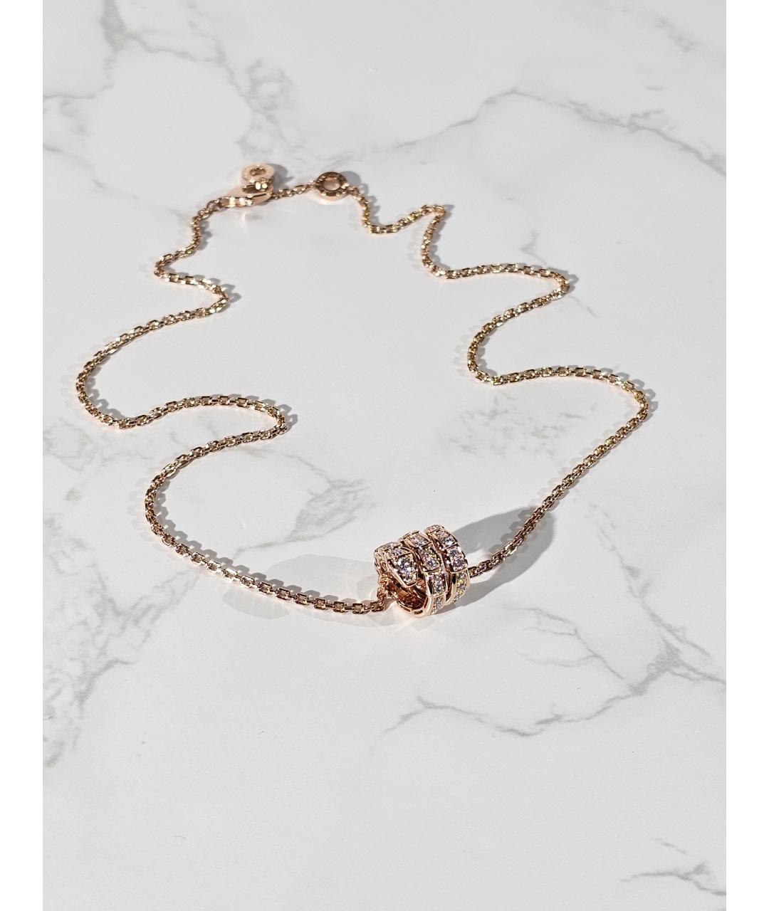 BVLGARI Золотое колье из розового золота, фото 4