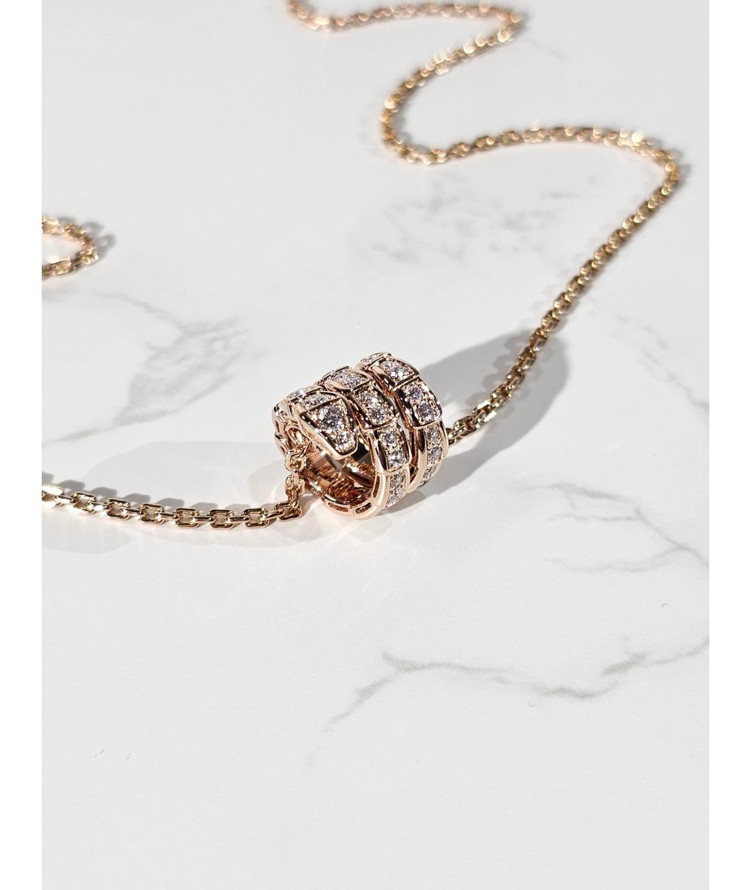 BVLGARI Золотое колье из розового золота, фото 2