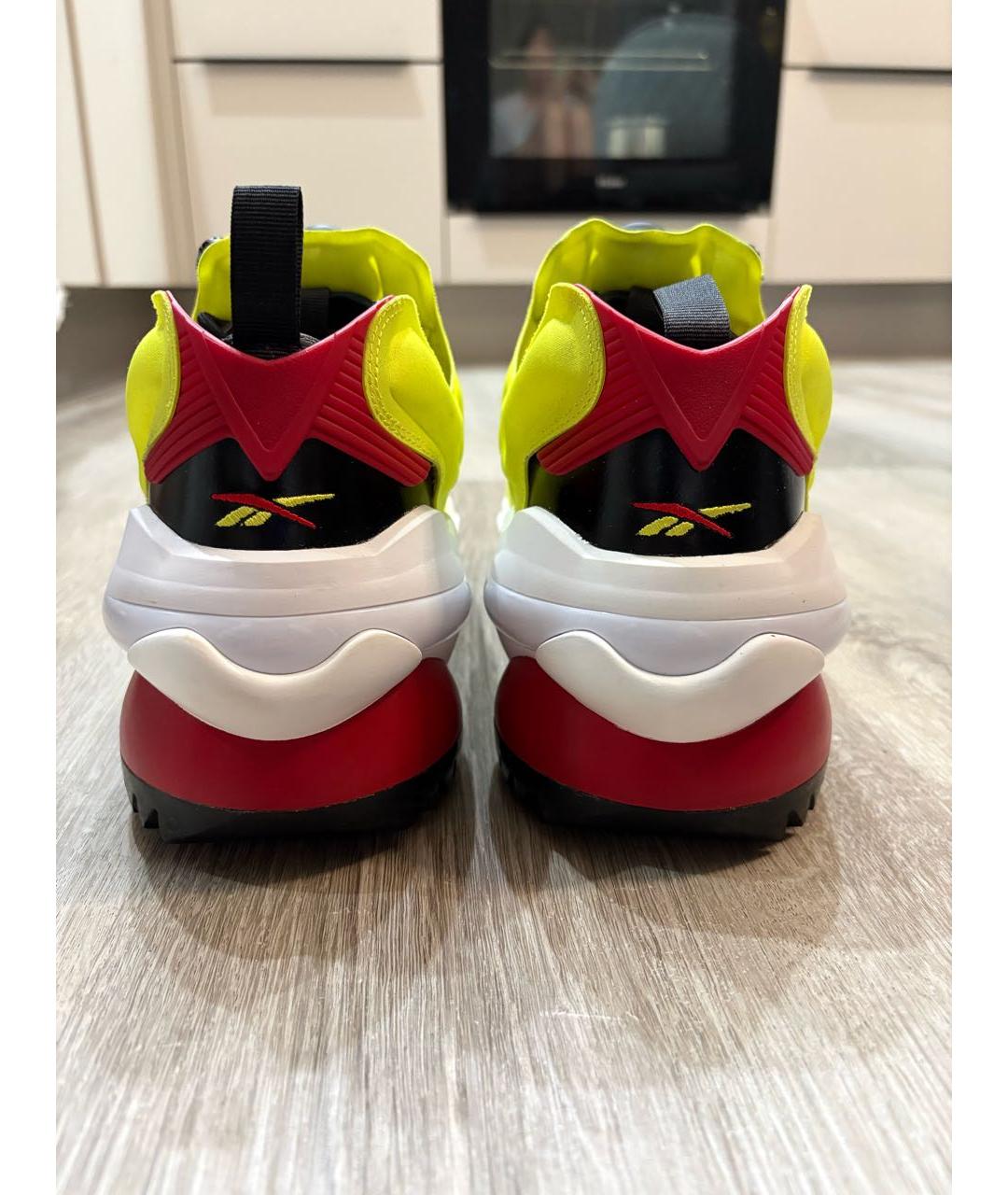 MAISON MARGIELA Салатовые низкие ботинки из лакированной кожи, фото 2