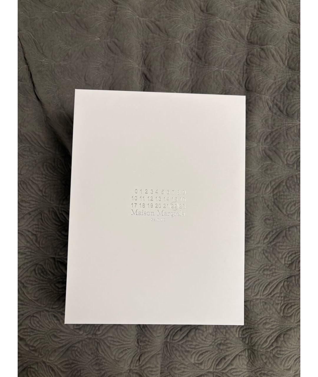 MAISON MARGIELA Салатовые низкие ботинки из лакированной кожи, фото 5