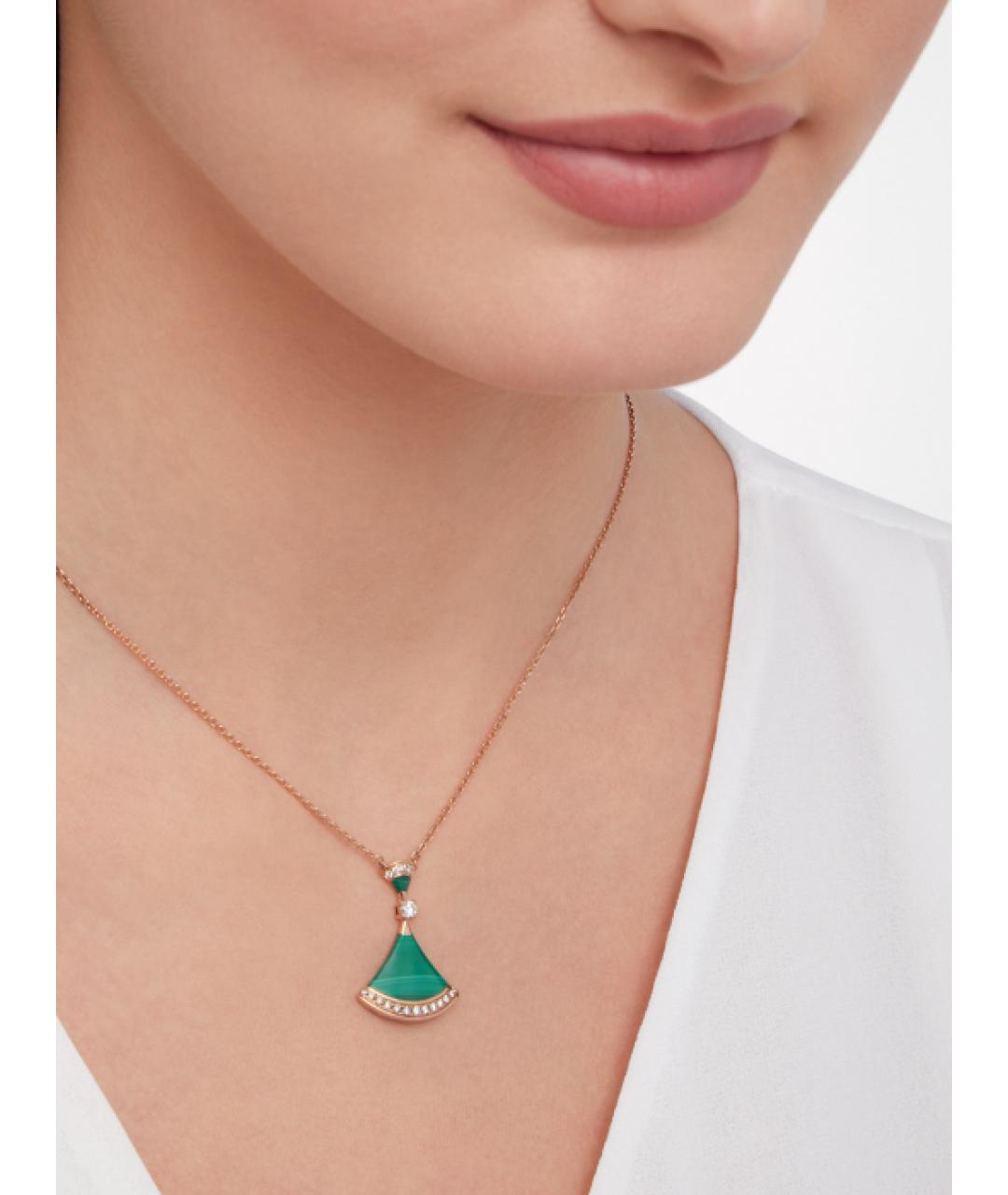 BVLGARI Золотое колье из розового золота, фото 3